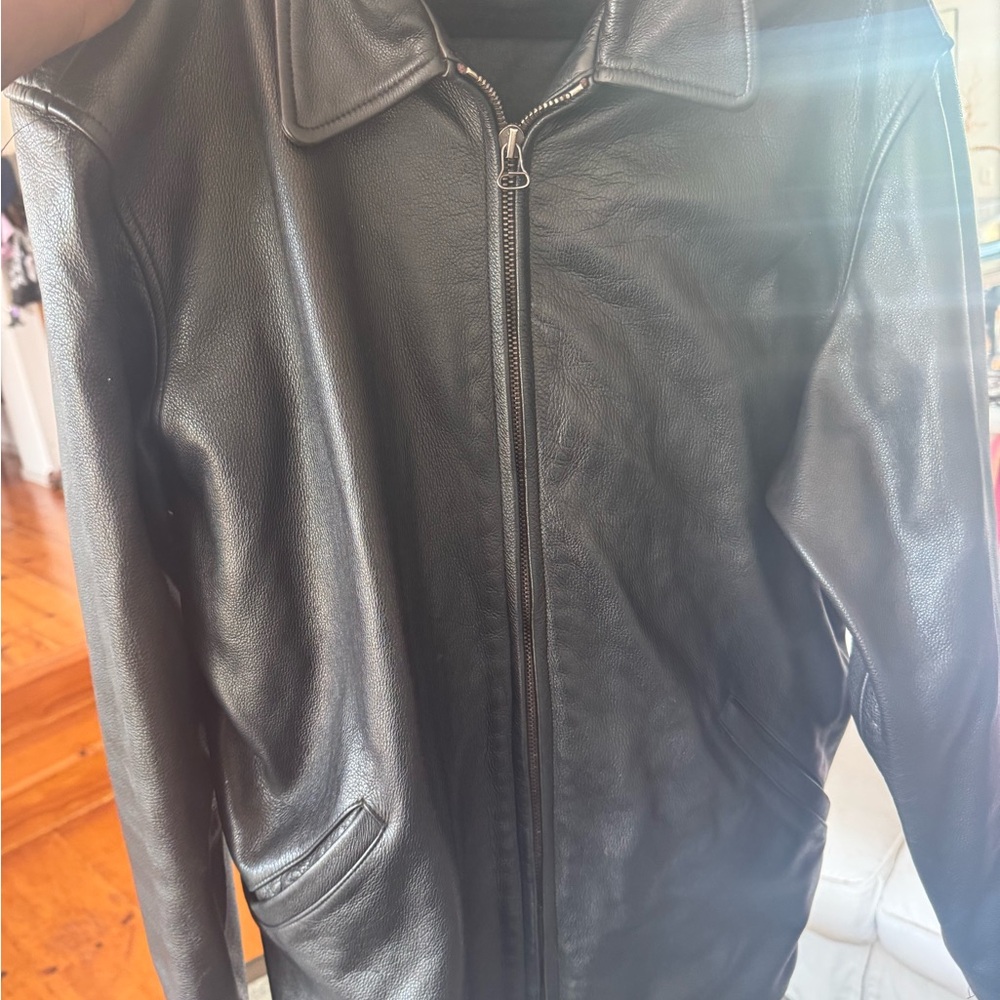 Black Leather Jacket Maxfield Parrish - Picture 5 of 6